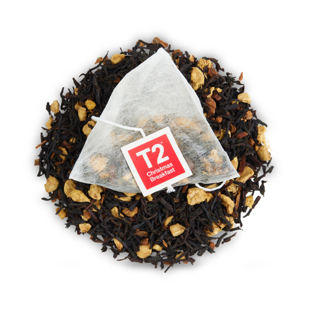 T2 Christmas Breakfast Tea Bag Tin