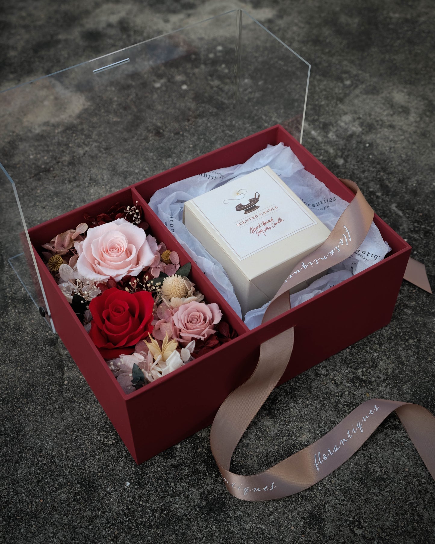 florantiques Candle Flower Box (Sensations)